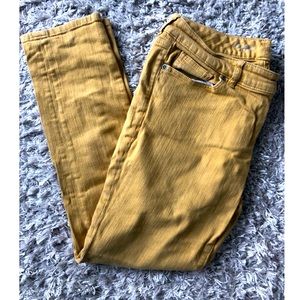 The Limited yellow Jeans